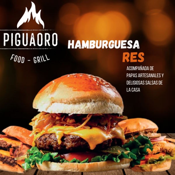 Hamburguesa De Res